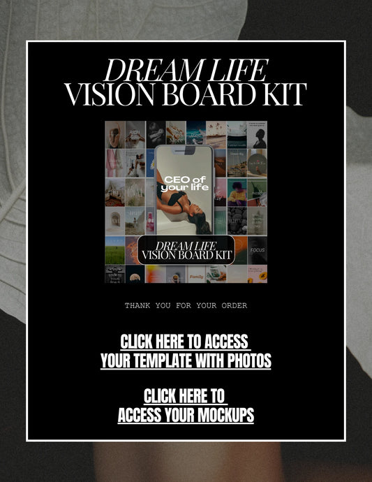 Dream Life Vision board KIT