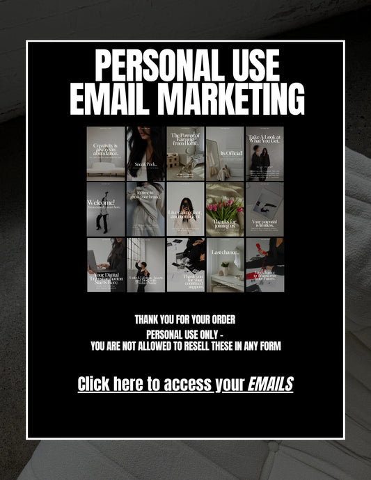 Personal Use Email Marketing